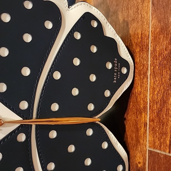 Kate spade wing it butterfly basket purse EUC - Picture 6 of 9